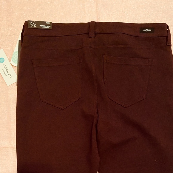 Liverpool maroon color pants size 10  NWT. - Picture 3 of 8